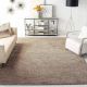 Modern Beige Shaggy Hall Rug